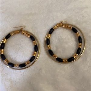 Bebe hoop earrings